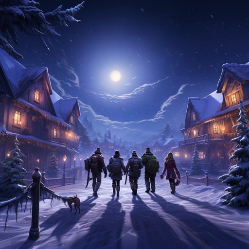 Christmas in Fortnite, computer graphics