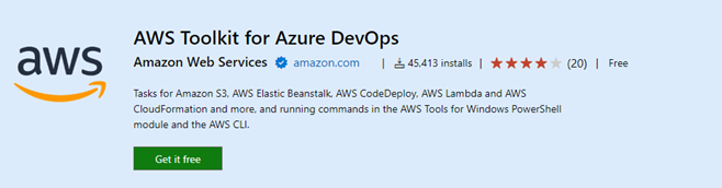 Image of AWS Azure DevOps Extension